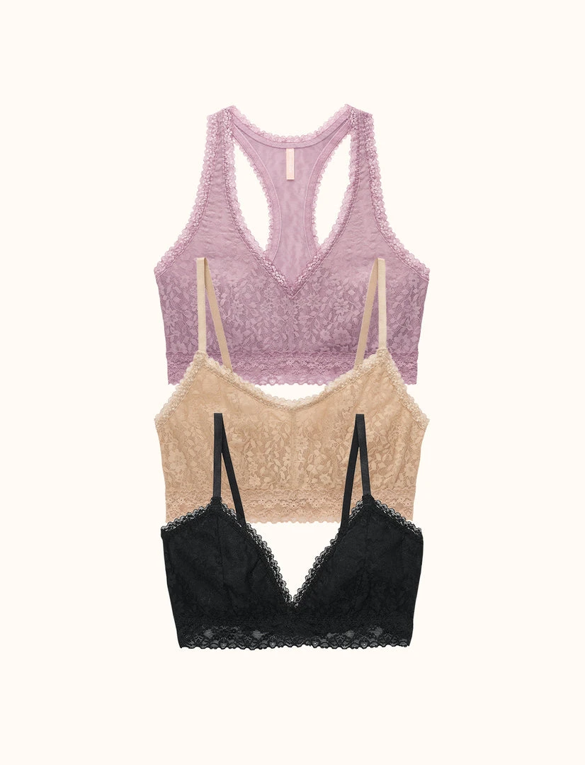 ThirdLove Everyday Lace Bralette Mix Bundle Bras 2 ThirdLove Everyday Lace Bralette Mix Bundle Bras
