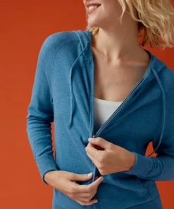 ThirdLove Cotton Cashmere Relaxed Fit Hoodie Sleep & Lounge