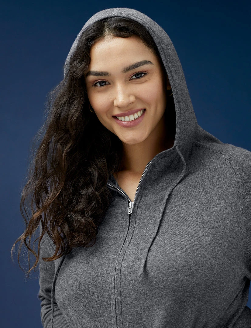 ThirdLove Cotton Cashmere Relaxed Fit Hoodie 4 ThirdLove Cotton Cashmere Relaxed Fit Hoodie