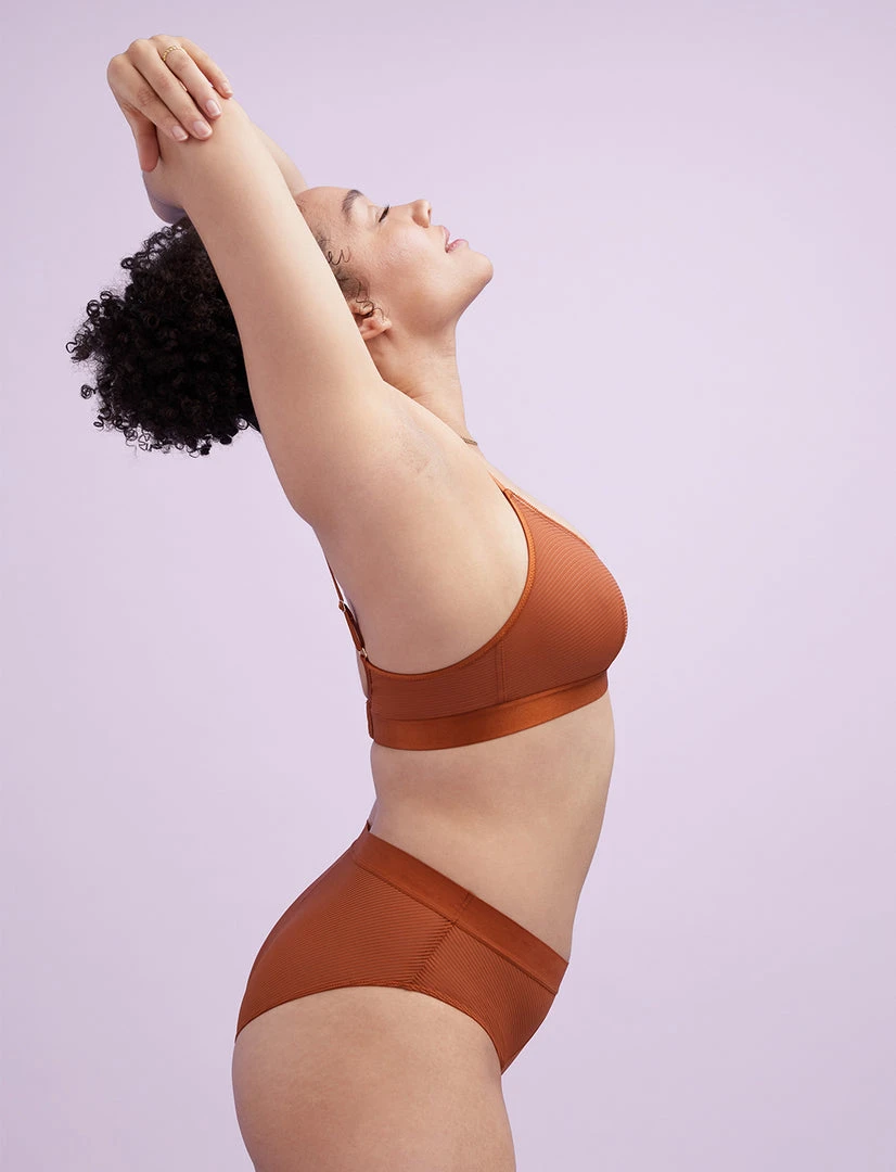 ThirdLove Shadow Stripe Triangle Wireless Bralette 3 ThirdLove Shadow Stripe Triangle Wireless Bralette