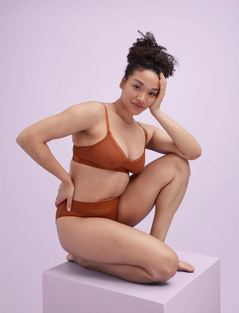 ThirdLove Shadow Stripe Triangle Wireless Bralette 6 ThirdLove Shadow Stripe Triangle Wireless Bralette