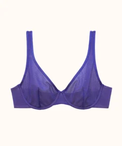 ThirdLove Bras Unlined Shadow Stripe Scoop Bra