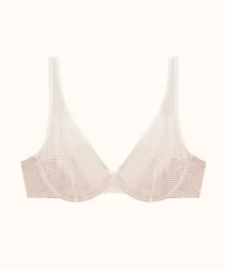 ThirdLove Unlined Shadow Stripe Scoop Bra