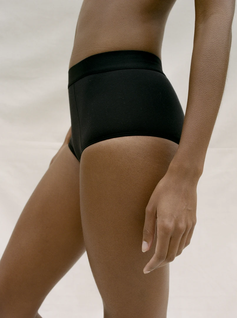 Kit Undergarments Organic Cotton High-Waist Boy Brief Underwear 3 Kit Undergarments Organic Cotton High-Waist Boy Brief Underwear