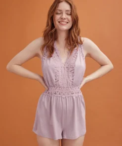 ThirdLove Boho Lace Sleep Romper