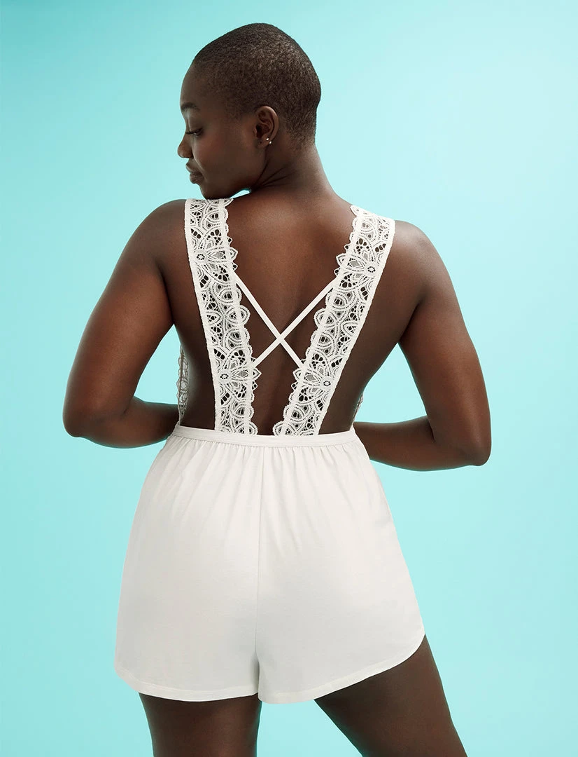 ThirdLove Boho Lace Sleep Romper 3 ThirdLove Boho Lace Sleep Romper