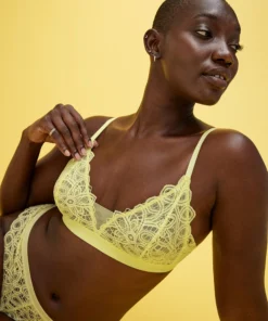 ThirdLove Boho Lace Triangle Bralette Wireless