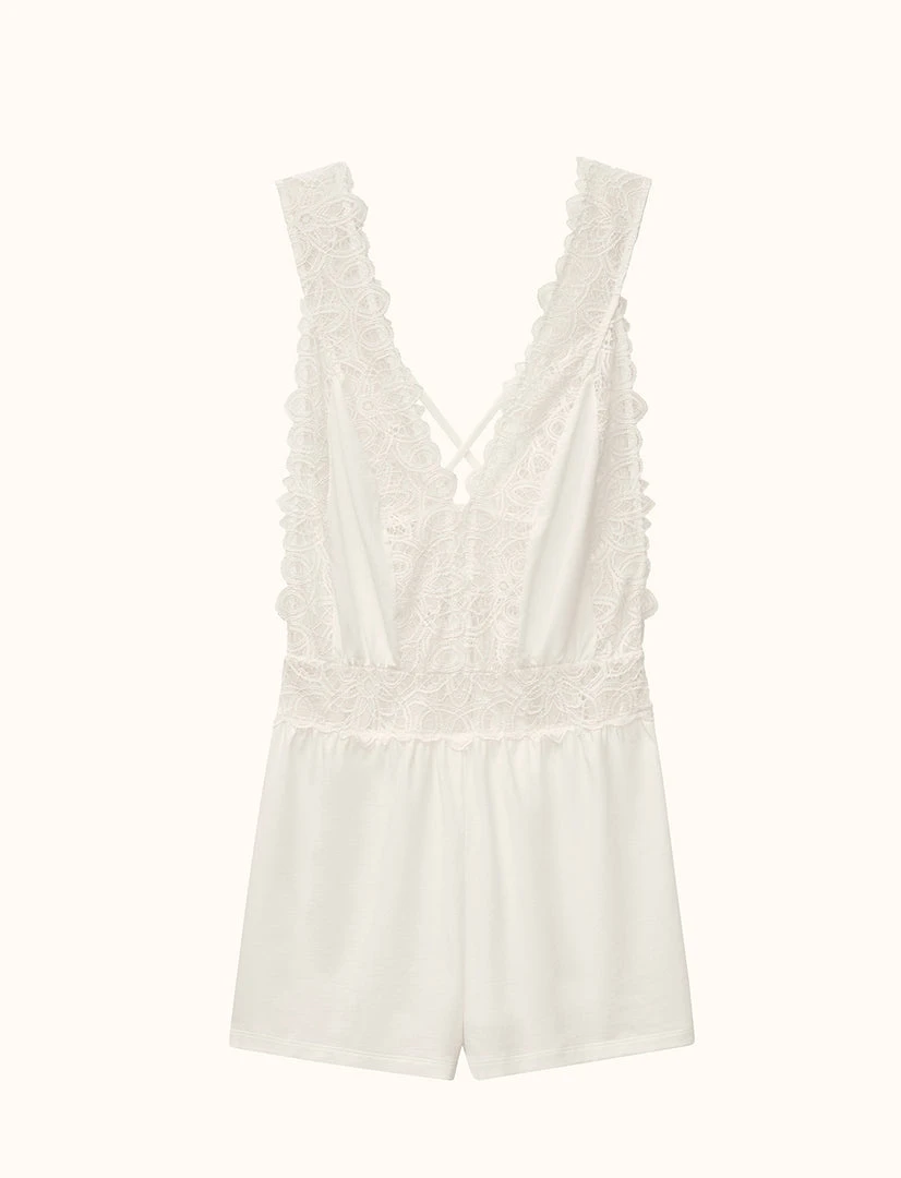 ThirdLove Boho Lace Sleep Romper 1 ThirdLove Boho Lace Sleep Romper