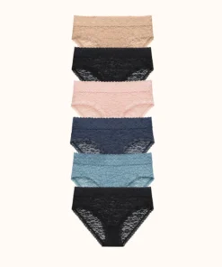 ThirdLove Everyday Lace Mid-Rise Brief Bundle Underwear