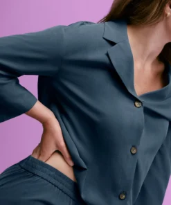 ThirdLove Sleep & Lounge Washable Silk Long Sleeve Top