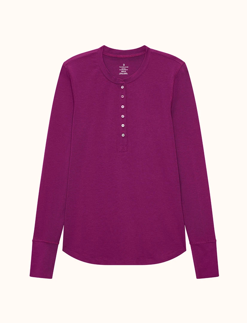 ThirdLove Wonder Collection WonderKnit™ Pajama Henley 1 ThirdLove Wonder Collection WonderKnit™ Pajama Henley